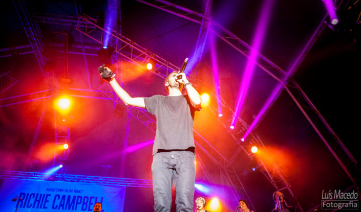 Richie Campbell Reportagem concerto festival sol caparica musica reggae