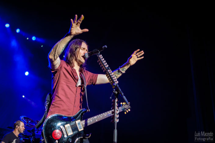 alter bridge reportagem concerto last hero tour lisboa fotografia