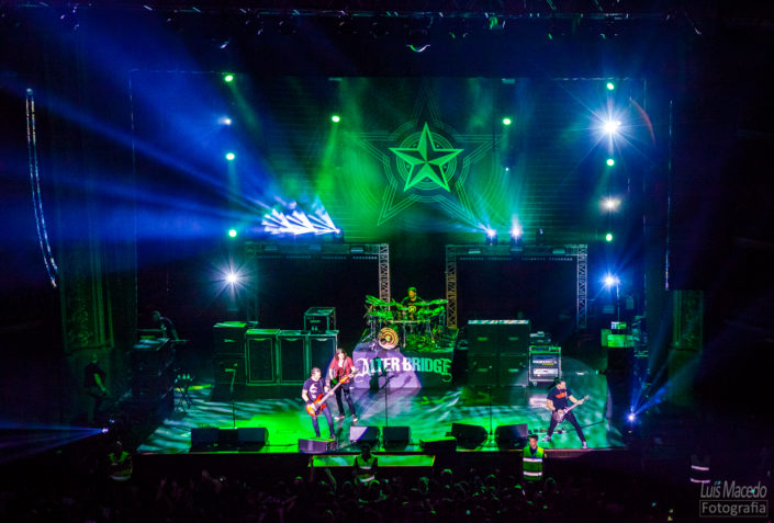 alter bridge reportagem concerto last hero tour lisboa fotografia
