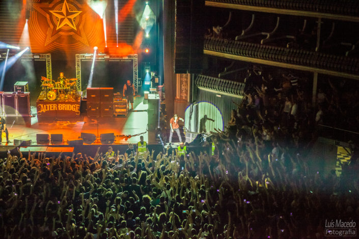 alter bridge reportagem concerto last hero tour lisboa fotografia
